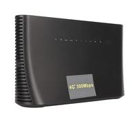 Enrutador de 4G LTE CAT4, Compatibilidad Amplia del Negro del Enrutador 4G WiFi para la Oficina del Hotel (Enchufe de la UE)
