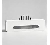 Enrutador de Pared y Caja de Almacenamiento Multimedia, una Solución de Gestión de Cables for Salas de Estar, Dormitorios, Estudios, Dormitorios y Apartamentos(White,27.5x7.8x7.8 in)