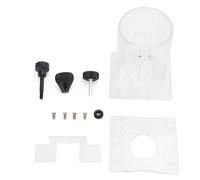 Enrutador de Recortador de Carpintería, Base de Recortador de Carpintería, Base de Recortador de Plástico Katsu Base de Plástico Transparente Herramienta de Alimentación Accesorio de Protección