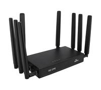 Enrutador de Tarjeta SIM 5G CPE, Enrutador WiFi6 Módem Enrutador 5G con Ranura para Tarjeta SIM, 8 Antenas, para Uso en Interiores, Admite 20 Conexiones de Dispositivos (Black)