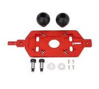 Enrutador Enrutador Placa Universal de la Base de Aluminio Guía del Enrutador del Enrutador Sub Base del Rango de Sujeción Ancha para la Ranura de Molienda de Recorte de Madera