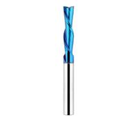 Enrutador espiral de corte de 2 flautas, fresa de carpintería de carburo de 6,35 mm para aplicaciones de carpintería (corte bajo)