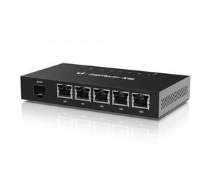 Enrutador Gigabit de 6 puertos Ubiquiti EdgeRouter X SFP (ER-X-SFP) [5x LAN, 1x SFP In, 256 MB RAM]