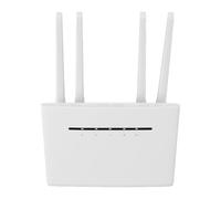 Enrutador Inalámbrico 4G LTE con 4 Antenas, Admite 32 Dispositivos, Velocidad de Transferencia de 300 Mbps, 4 Puertos de Red para área Asiática (Enchufe de la UE)