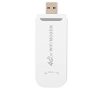 Enrutador Inalámbrico 4G LTE, Enrutador de Módem WiFi USB Portátil con Ranura para Tarjeta SIM, Punto de Acceso Portátil de Viaje de Alta Velocidad, Compatible con 10 Usuarios