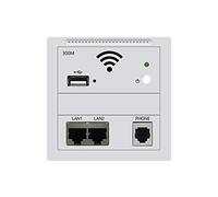 Enrutador inalámbrico AP WiFi de pared para interiores, dispositivo de acceso de alimentador POE de 300Mbps, 802.3af poe, con teléfono de carga USB, RJ11, RJ45, On-off