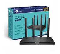 Enrutador inalámbrico de Doble Banda Gigabit Wi-Fi 6 AX1500 Mbps de próxima generación TP-Link, Seguridad WPA3, Ideal para Juegos Xbox/PS4/Steam y 4K, Plug and Play (Archer AX12)
