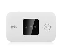 Enrutador MiFi 4G, enrutador de viaje WiFi portátil con ranura para tarjeta SIM, punto de acceso de Internet 4G LTE de bolsillo hasta 10 usuarios para viajes, teléfono, computadora, laptop