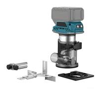 Enrutador sin escobillas con carcasa de aluminio con flexibilidad de batería de 18 V y 21 V, 6 ajustes de velocidad y 1,9 kg de peso neto para un uso prolongado sin fatiga