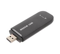 Enrutador WiFi 4G de Alta Velocidad, hasta 150 Mbps, Admite 10 Usuarios, Ranura para Tarjeta SIM, Módem WiFi USB 4G LTE Portátil para Oficina, Viajes a Casa, Plug and Play (Black)
