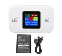 Enrutador WiFi móvil 4G, 300Mbps de Alta Velocidad LTE WiFi Color Screen 10 Dispositivos conectados Módem de hotpot de Viaje portátil para la computadora portátil de la