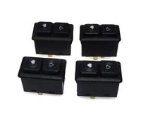 ENSAJRD Interruptor Control Ventana Reemplazo para E23 E24 E28 E30 61311381205 4 Uds Botón De Interruptor De Cristal De Ventana De Coche 5 Pines Controlador Arriba Y Abajo Botonera Elevalunas