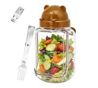 Ensalad Container Lunchbox, Leakproof Meal Prep Box, 1200 ml Portable Salad Container, Meal Prep Storage for Home Kitchen School Office Gym Camping Picnic Restaurant Lunch Box, Food Storage Boxs