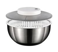 Ensalada Eléctrica, Secadora de Frutas y Verduras, Ensalada Automática Grande de 4,8 L de Acero Inoxidable, Ensalada Recargable por USB, Secadora para Ensalada de Frutas y Verduras