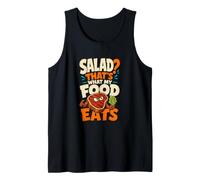 ¿Ensalada? Eso es lo Que Come mi Comida Divertida Amante de la Carne Camiseta sin Mangas