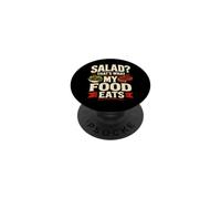 ¿Ensalada? Eso es lo Que Come mi Comida Divertida Amante de la Carne PopSockets PopGrip Adhesivo