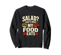 ¿Ensalada? Eso es lo Que Come mi Comida Divertida Amante de la Carne Sudadera