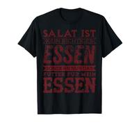 Ensalada no es una Comida Adecuada - Carne - Diseño Vikingo Camiseta