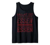 Ensalada no es una Comida Adecuada - Carne - Diseño Vikingo Camiseta sin Mangas