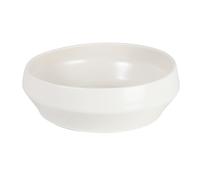 Ensaladera de cerámica blanca