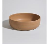 Ensaladera de gres marrón