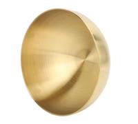 Ensaladera de Metal, Aislamiento de Doble Pared, 7,9 Pulgadas de Diámetro, Práctica Ensaladera de Viaje para Restaurante (GOLD)