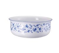 Ensaladera de porcelana Rosenthal Form 1382 flores azules 20 cm