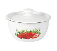 Ensaladera esmaltada con tapa de 1,5 l