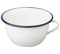 Ensaladera esmaltada Tipo Orinal 24 cm, Ideal para Servir ensaladas y Mezclar Ingredientes en Cocina.