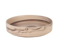 Ensaladera marrón y gris