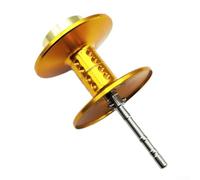 Ensamblaje de bobina de repuesto para DAIWA para TATULA CT/CS, apto para SALAMANDURA 150, capacidad de línea de 100 m (dorado)