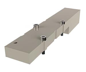 Ensamblaje De Colector SMC Lado U Placa De Extremo Ensamblaje 8mm Push-In Para Serie VQC1000/2000 - VVQC1000-2A-1-C8-S