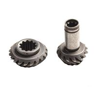 Ensamblaje de engranaje cortador de cepillo para cortadoras de césped, hecho de acero de alto carbono, elige entre 7 dientes y 9 dientes para un rendimiento personalizado de corte de césped (9 dientes