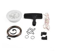 Ensamblaje de retroceso con resorte de mango de polea y cuerda para mantenimiento de motosierra MS180 MS170 017 018 021 023 025