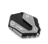 Ensanchador del Soporte de estacionamiento para Yamaha FZ-1 2006-2015 Accesorios De Motocicleta Soporte Lateral Extensión Almohadilla Placa Soporte