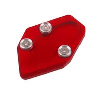 Ensanchamiento Placa De Soporte Extensión Caballete Lateral Para Pie Cabra, Ampliación Para TMAX530 Para T-MAX530 Para TMAX 530 Para T-MAX 2015 2016(Red)
