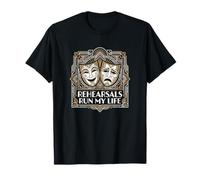 Ensayos Run My Life Teatro Mamá Camiseta