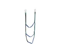 ENSDIEPLS Escalera de Cuerda náutica, 3/4/5 Step Multicolor Folding Portable Boat Side Boarding Rope Ladder(Blue 3 Step)