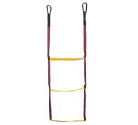 ENSDIEPLS Escalera de Cuerda náutica, Nylon Rope 3-Step Ladder 80cm For Inflatable Boat, Kayak, Sailboat