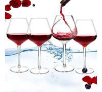 enseak Floating Wine Glass,Floating Wine Glasses,Floating Wine Glasses for The Pool,Unbreakable Wine Glasses,Outdoor 18 Oz Shatterproof Poolside Plastic Wine Glasses Acrylic Floating Cup with Stem