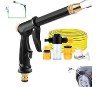 enseak waterblitz,High Pressure Water Gun,Garden Hose Nozzle,Pistola De Manguera De Jardín con Boquilla, Pistola De Agua De Jardin, Pistola De Pulverización De Manguera De Jardín para Lavado De Autos