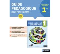 Enseignement scientifique 1re: Guide pédagogique pour l'enseignant