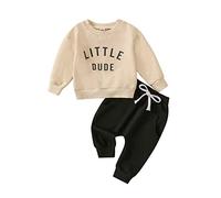 Ensemble Bebe Boy Ensemble Jogging Chándal Baby Garcon Mode 2 piezas Talla elástica Jogging Chándal Niño Garcon
