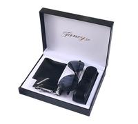 Ensemble Ceinture Et Portefeuille Pour Homme | Portefeuilles Pour Papa | Lunettes De Élégantes | Accessoires De Voyage Et Affaires | Idéal Pour La Saint-Valentin | Petit Ami Professeur
