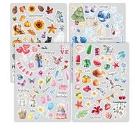 Ensemble d’autocollants younikat I Saisons I plus de 170 motifs I coloré I dv1422