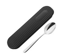 Ensemble De Couverts De Voyage,Porte-Couverts Portable - Organisateur Antipoussière Pour Voyage Camping Randonnée École Travail Résidence