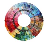 Ensemble de Fil de Broderie - Coton Coloré, Fil pour Artisanat | Kit Broderie multicolor, à Broder pour Reparation et Décoration Courtepointe, Outil Création
