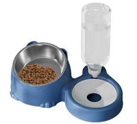 Ensemble De Gamelles De Nourriture Et D'eau Pour Chat, Gamelles De Nourriture Et D'eau Pour Chats,Plats Inclinés D'alimentation Pour Chiots - Bol Alimentaire En Acier Inoxydable Et Abreuvoir
