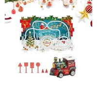 Ensemble De Jeu Voiture Sur Piste Puzzle - Jouet Véhicule Et Train | Électrique Pour Garçons Filles Cadeau De Noël, Anniversaire, Activité Familiale, École Et Maternelle