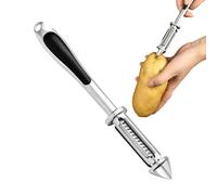 Ensemble d'épluchangeur de pommes de terre - coupeur en acier pointu avec poignée adaptée à la poignée, conception multiplade | Gadget de cuisine durable pour éplucher des fruits, trancher les légumes